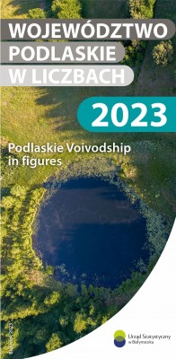 Cover of the folder Podlaskie Voivodship in figures 2023