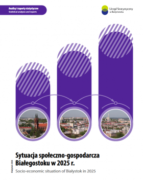 Cover of publication Socio-economic situation of Białystok in 2025
