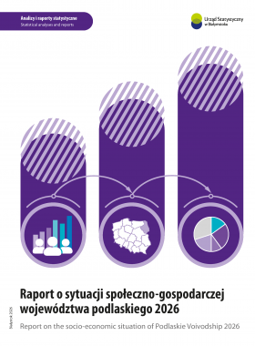 Cover of publication Report on the socio-economic situation of Podlaskie Voivodship 2026