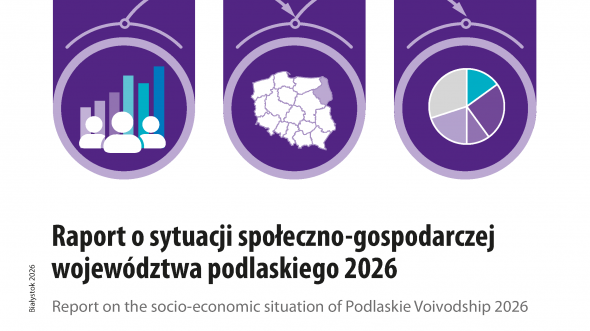 Cover of publication Report on the socio-economic situation of Podlaskie Voivodship 2026