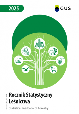 Okładka publikacji Rocznik Statystyczny Leśnictwa ​2025