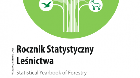 Okładka publikacji Rocznik Statystyczny Leśnictwa ​2025