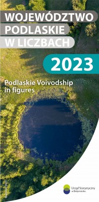 Okładka folderu pt. Województwo podlaskie w liczbach 2023
