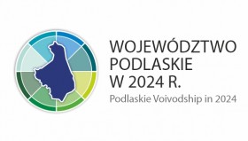 Okładka folderu Województwo podlaskie w 2024 r.