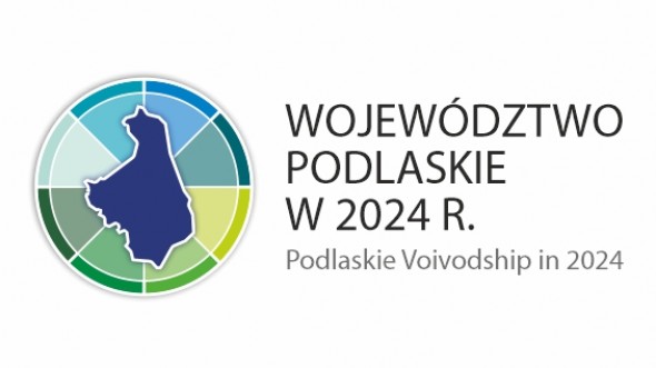Okładka folderu Województwo podlaskie w 2024 r.