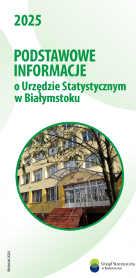 Okładka folderu Podstawowe informacje o Urzędzie Statystycznym w Białymstoku