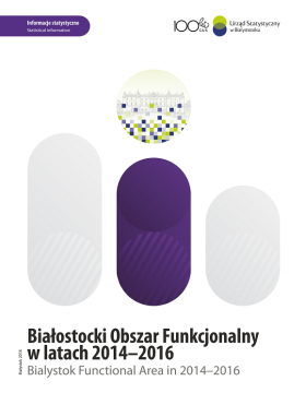 Pierwsza strona publikacji Białostocki Obszar Funkcjonalny w latach 2014-2016