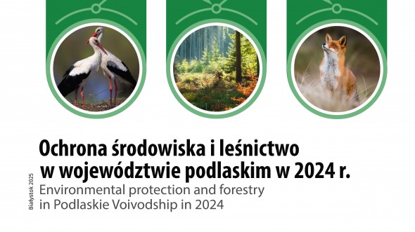 Ochrona środowiska i leśnictwo w województwie podlaskim w 2024 r.