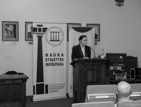 Zdjęcie z seminarium naukowego pt. Statystyka w praktyce - II edycja 12.03.2024 r. - sala wykładowa