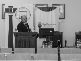Zdjęcie z seminarium naukowego pt. Statystyka w praktyce - II edycja 12.03.2024 r. - sala wykładowa