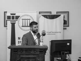 Zdjęcie z seminarium naukowego pt. Statystyka w praktyce - II edycja 12.03.2024 r. - sala wykładowa