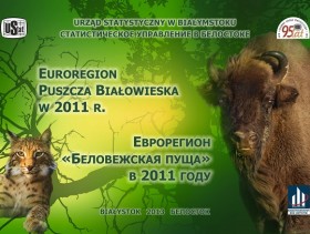 Okładka folderu pt. Euroregion Puszcza Białowieska w 2011 r.